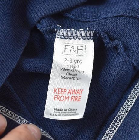 Mikina vel. 2 - 3 roky, f&f,98