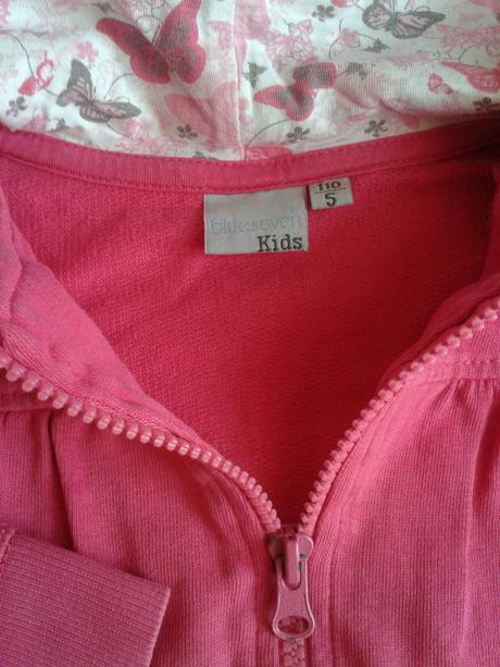 Mikina na zip blue seven vel. 110 pc 300 kč, 110