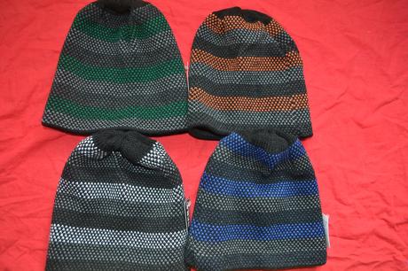 Zimní silné čepice,dvojitá,v.140-l, pánské,dětské, 140 - xs