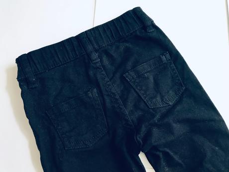 Kalhoty černé s flitri - v.86/92, kiki&koko,92