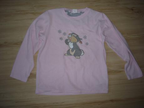 Vršek od pyžama/lehká mikina se zajícem, young dimension,140