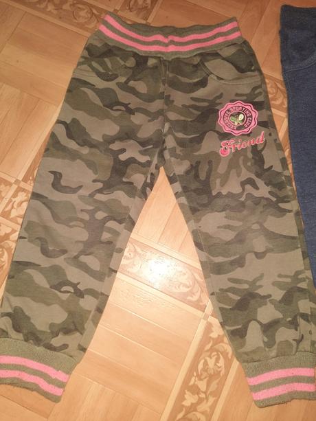 Dívčí tepláky mix vel. 104 - 110, f&f,104