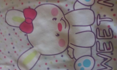 Tričko-pyžamko se zajíčkem top stav vel.86, 80