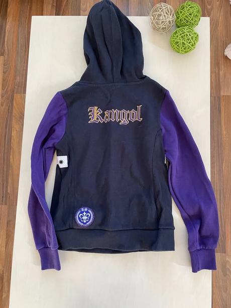 Fialová mikina, vel s, kangol, s