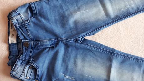 Dětské džíny, rifle, rifličky, slim, 128, pepperts, pepperts,128