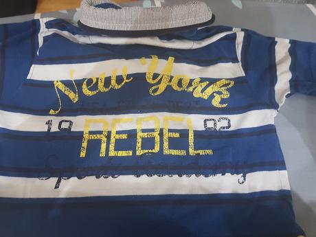 Chlapecké tričko, značky rebel, vel. 2-3 roky., rebel,98