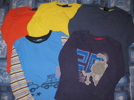 Trička s dlouhým rukávem, next,98