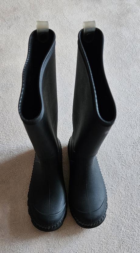 Dětské černé gumáky, gumáčky, holinky, vel.30, f&f, f&f,30