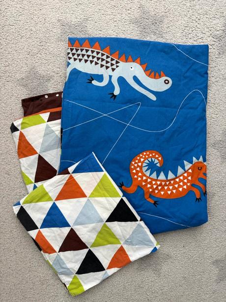 Barevné dětské povlečení ikea krokodýl, šířka (cm): 150,délka (cm): 200