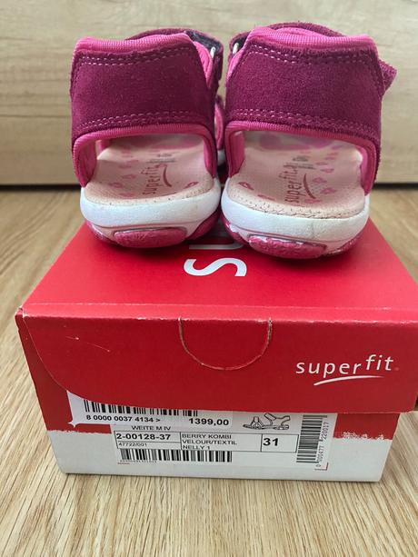 Dívčí letní sportovní sandálky superfit, superfit,31