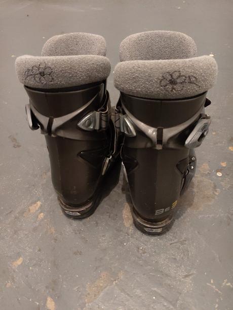 Dětské lyže rossignol 110 cm a lyžáky alpina 33, rossignol,110-119 cm