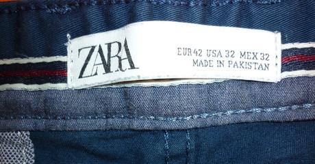 Pánské navy slim fit kalhoty zara, zara,42