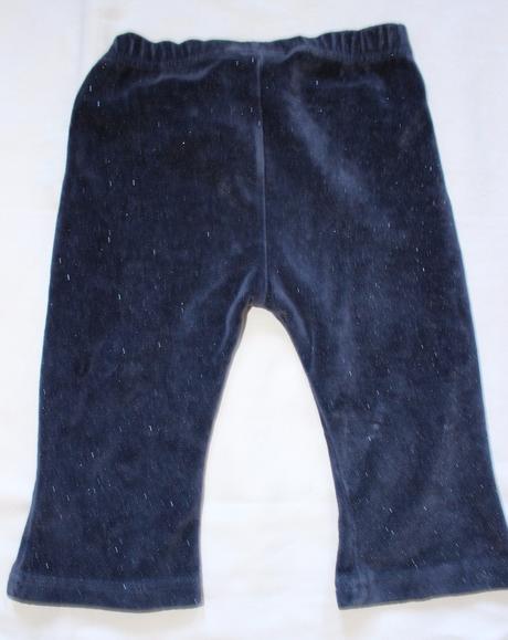 Ba90. sametové tepláky s třpytkami 9-12 měs., cherokee,80