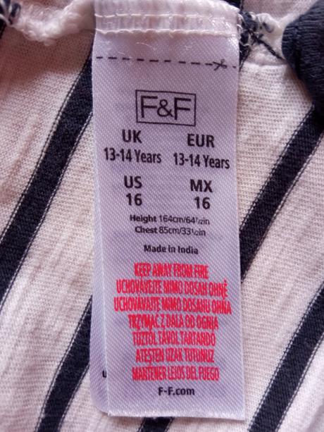 Tričko s 3/4 rukávem, f&f,164