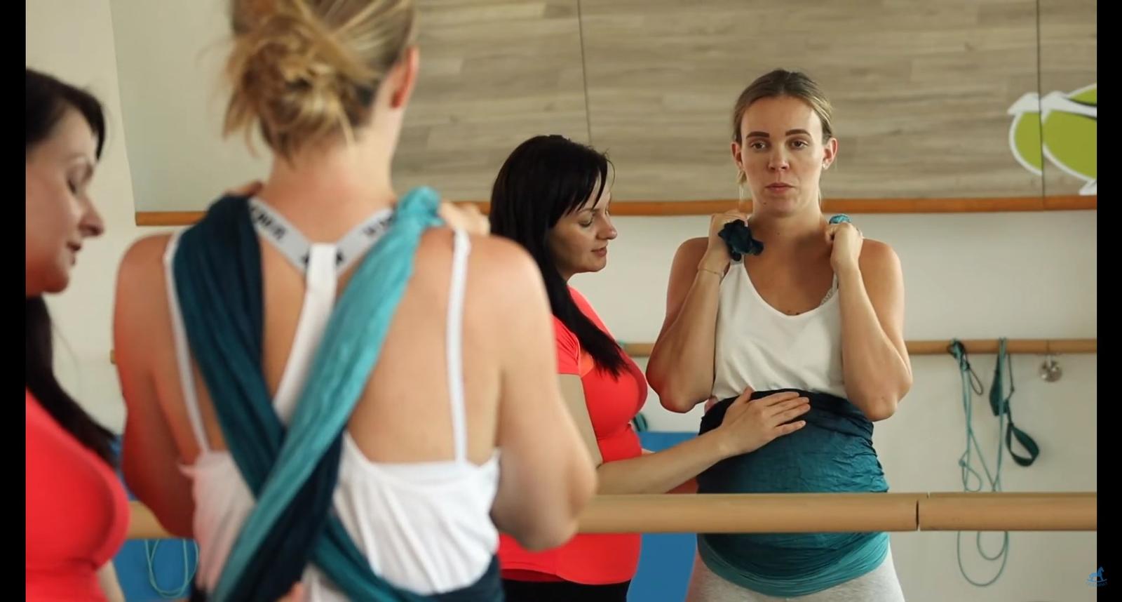 Šatkování bříška Šatkování bříška