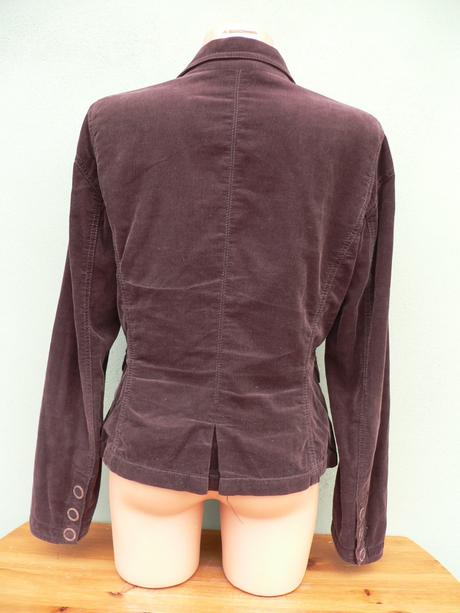 Hnědé manšestrové sako meex - vel.40, 40