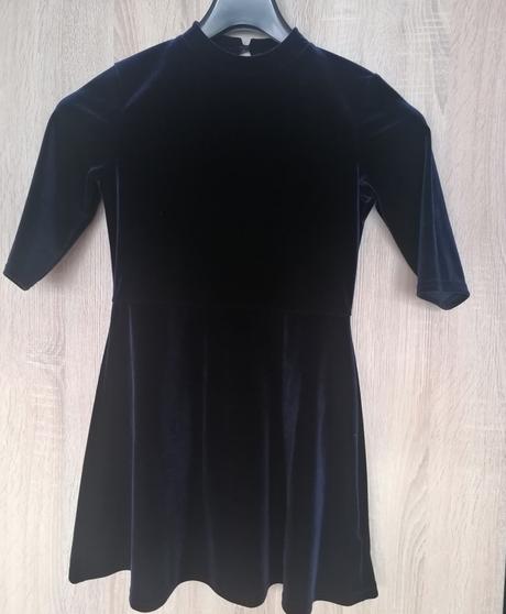 Sametové šaty next vel 146, next,146