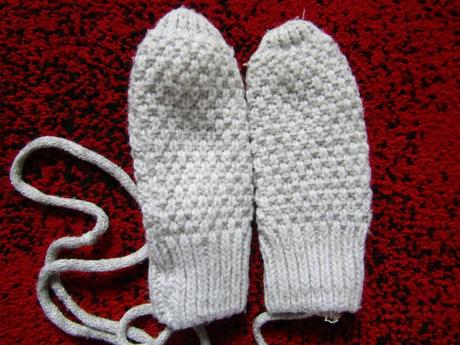 Vlněné rukavičky neutrál- vel.92/98, 92