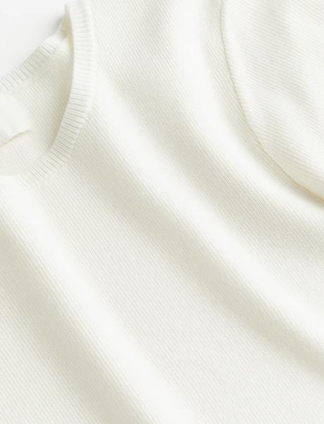 Přiléhavé tričko z jemného úpletu zn.h&m vel.xs/s, h&m,xs