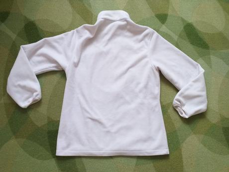 Bílá větrovka/lehká bunda s flískou vel. xl/xxl, xl