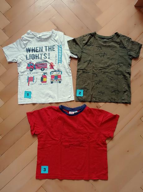 Triko krátký rukáv 122 - hasiči, palomino,122