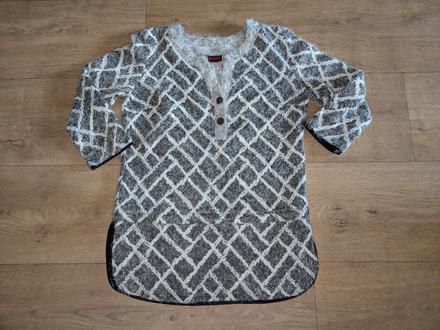 T376 teplý delší svetr elcol vel. 42, 42