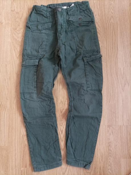 Chlapecké zateplené kalhoty h&m vel.152, h&m,152