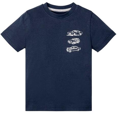 3-pack klučičí trička autíčkové +šedé + námořnické, lupilu,110 / 116