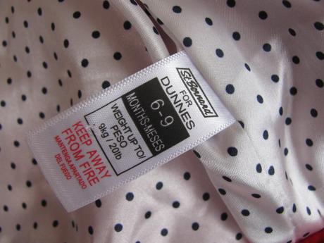 Přechodný fleecový červený kabátek, st. bernard,74