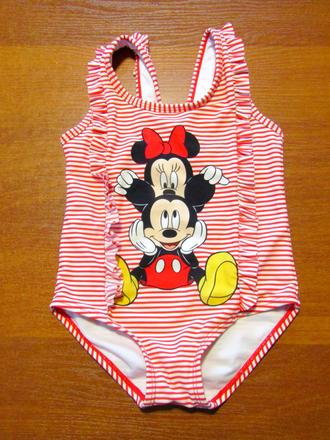Krásné plavky disney vel 92-98, nutmeg,98