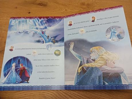 Frozen kniha.,