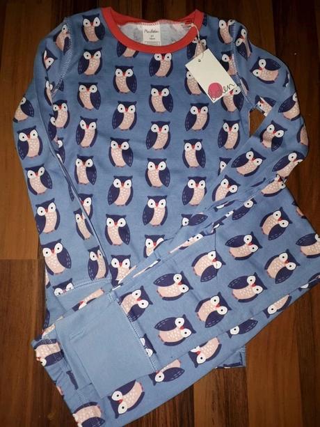 Pyžamo se sovičky mini boden 110, 110