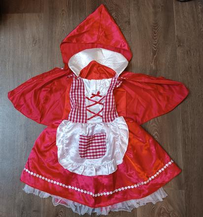 Kostým na karneval červená karkulka,vel.98/110, 