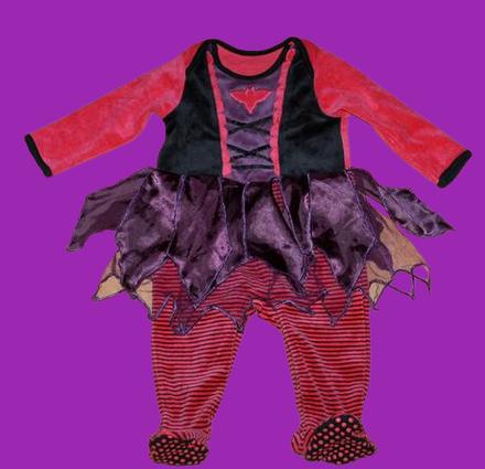 Karnevalový kostým overal pro čarodějnici, 