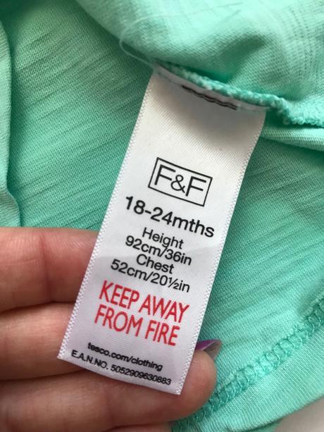 Tílko mentolové barvy - v.92, f&f,92