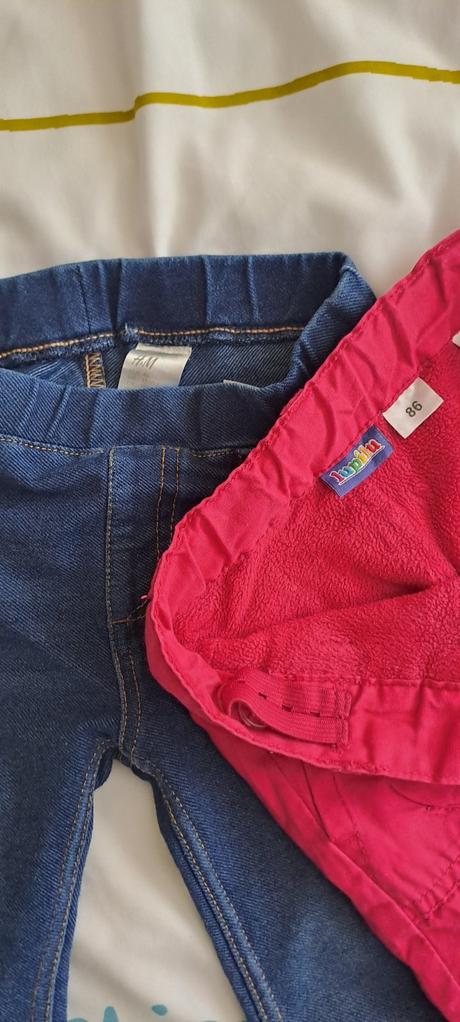 2x kalhoty,h&m a lupilu, h&m,86