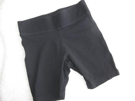 Černé bavlněné pružné šortky, marks & spencer,122