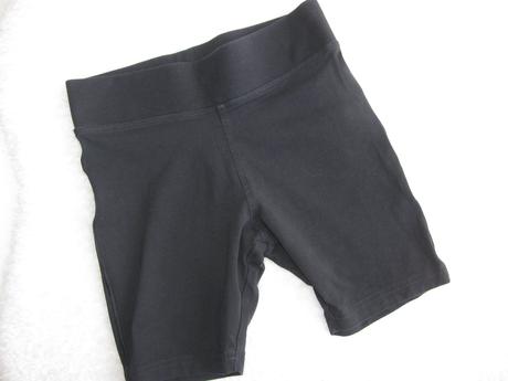 Černé bavlněné pružné šortky, marks & spencer,122
