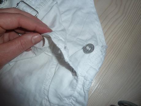 Lněné lacláčové kraťasy. bez vad, next,122