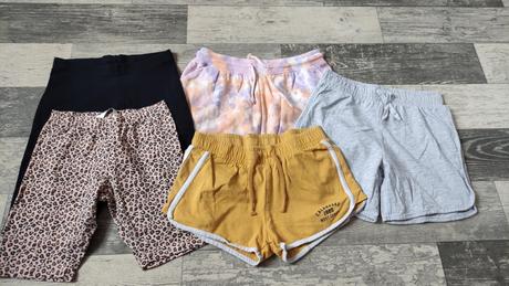 Kraťasy/šortky dívčí 5x v.140-146, tu,140