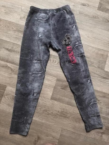 Zateplené legíny tik tok, 128