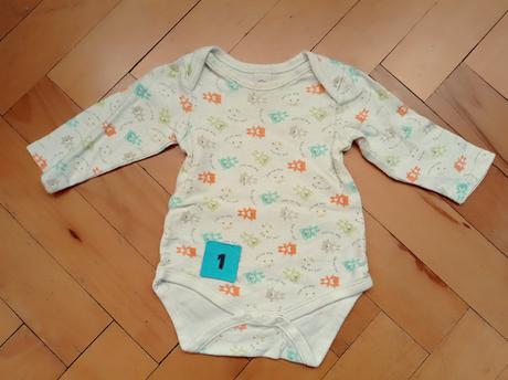 Body dlouhý rukáv 62-68 - krteček, f&f,62