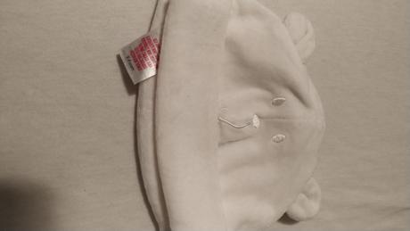 F&f krásná krémová čepice pro novorozence do 1 m, f&f,56