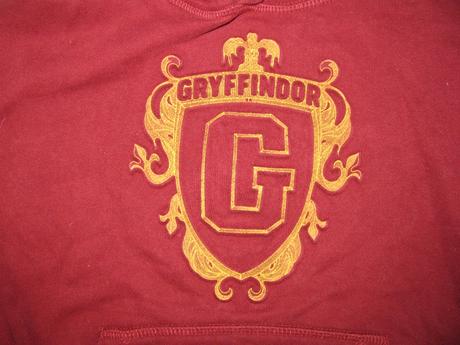 Bavlněná mikina s kapucí harry potter gryffindor, marks & spencer,122