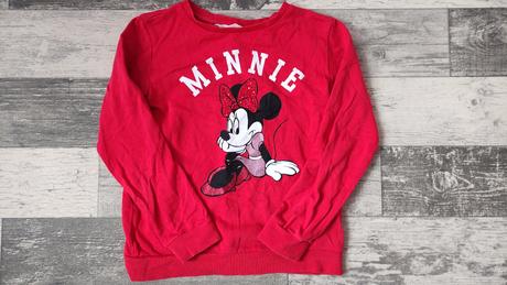 Mikina dívčí minnie 134/140, h&m,134
