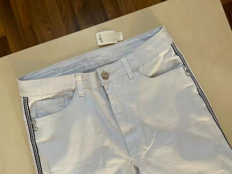 Nové bílé džíny, šmouha, vel w34 a l28, jet line, s
