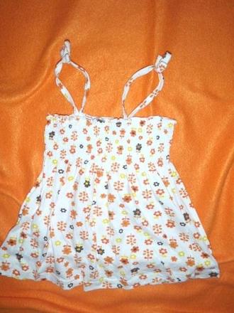 Krásná bavlněná květovaná tunika, 104