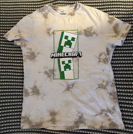 Tričko bavlněné minecraft, marks & spencer,164