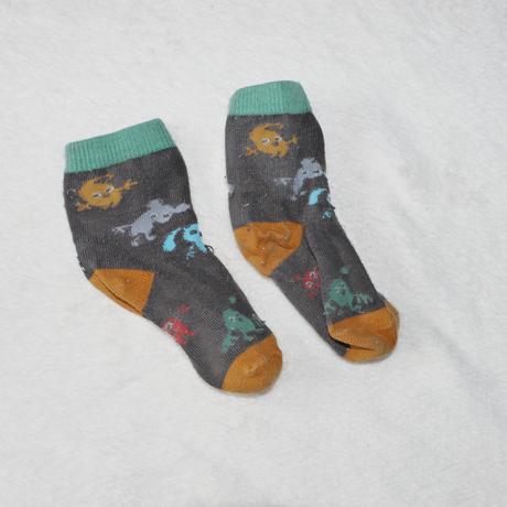 Hnede ponozky - monster, 20