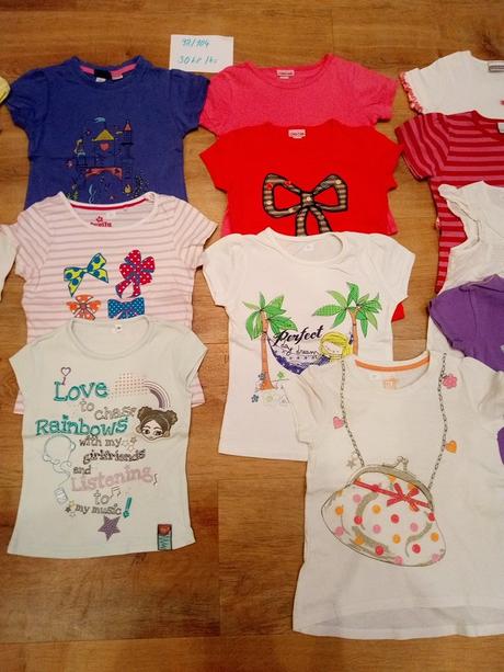 11 x tricko, vel 98/104, 98